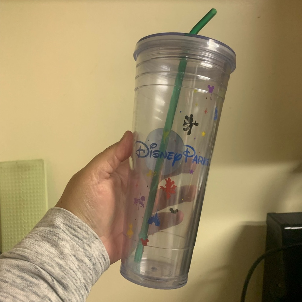 Disney parks Starbucks venti water tumbler
